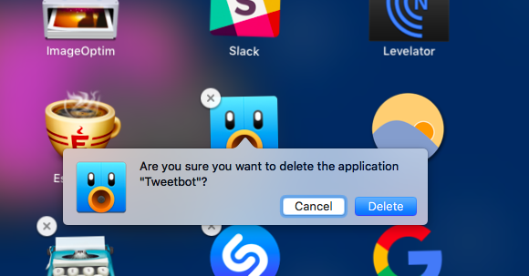 Delete apps from mac launchpad